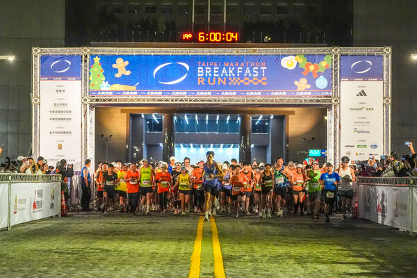▲▼台北馬拉松早餐跑 。(圖/台北市政府提供)