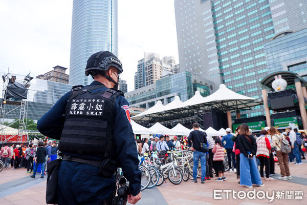 ▲▼ 新北耶誕城加強警備 。(圖/新北市政府提供)