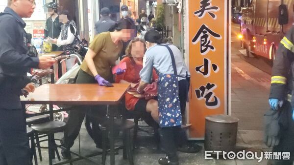 ▲▼士林區華齡街20日晚間發生氣爆。(圖/記者黃彥傑攝)