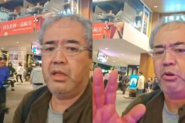 ▲▼日記者目睹誠品砍人!徒手幫騎士止血。(圖/翻攝自木下黄太X)