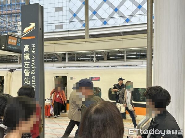 ▲高鐵144車次突延誤10分鐘發車,旅客指英文廣播提到車上有爆裂物。(圖/threads/kochengchuan授權提供)