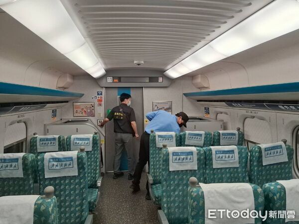 ▲▼民眾報案稱高鐵列車上有爆裂物。(圖/記者林東良翻攝)
