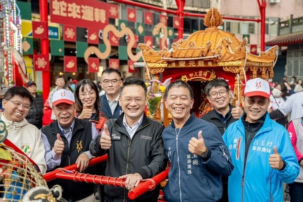 ▲新竹都城隍278年首度蒞臨龍潭