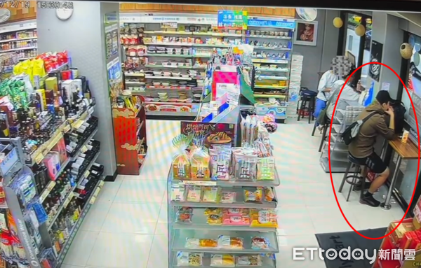 ▲▼張文人生最後一餐,是到中山區一處超商買豆漿。(圖/記者黃彥傑翻攝)