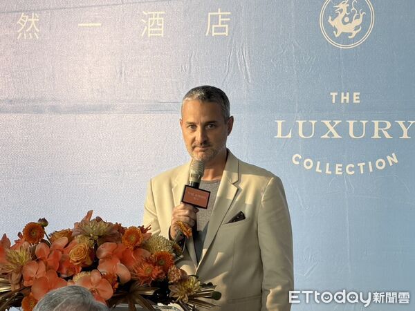 ▲萬豪國際台灣市場區域總經理Bastien Giannetti。(圖/記者許宥孺攝)