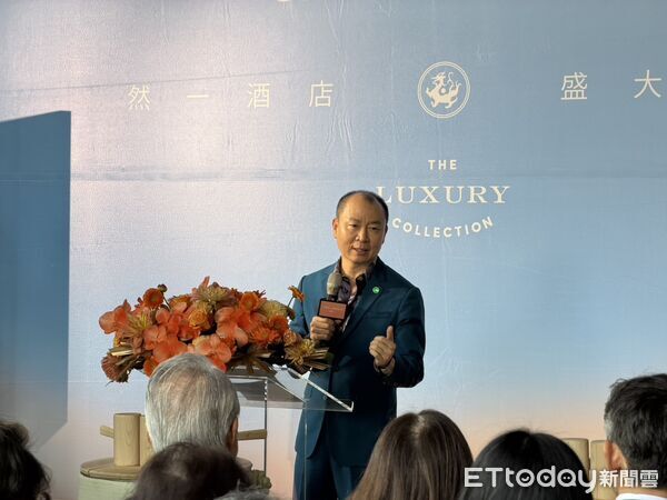 ▲御盟集團暨然一酒店創辦人邵永添總裁。(圖/記者許宥孺攝)