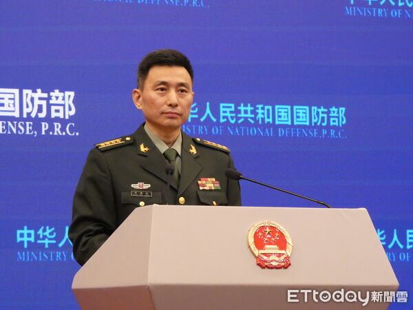▲▼大陸國防部發言人張曉剛。20251225(圖/記者陳冠宇攝)