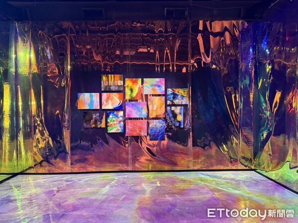 ▲▼科技藝術打造沈浸式體驗!《流光藝境》高雄駁二療癒開展。(圖/記者許宥孺攝)