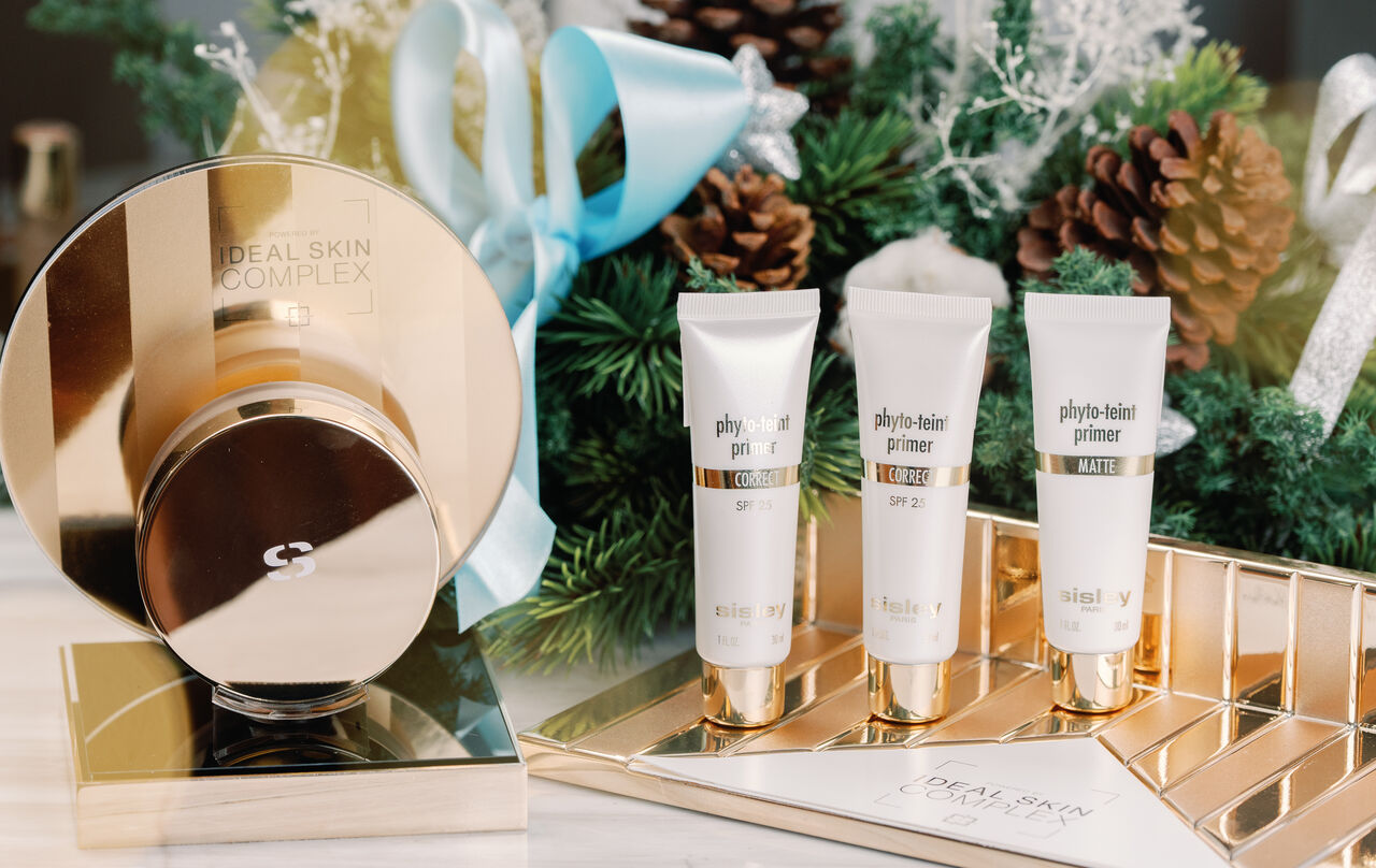 sisley,1028,彩妝,聖誕彩妝,眼影,妝前乳。(圖/記者李薇攝、品牌提供)