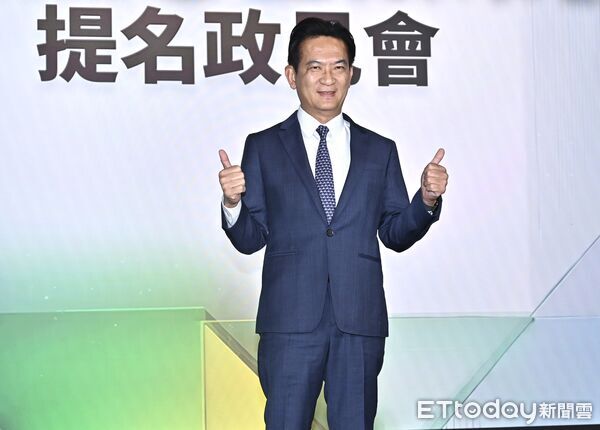 ▲▼2026民進黨台南市長提名政見會,林俊憲受訪。(圖/記者李毓康攝)