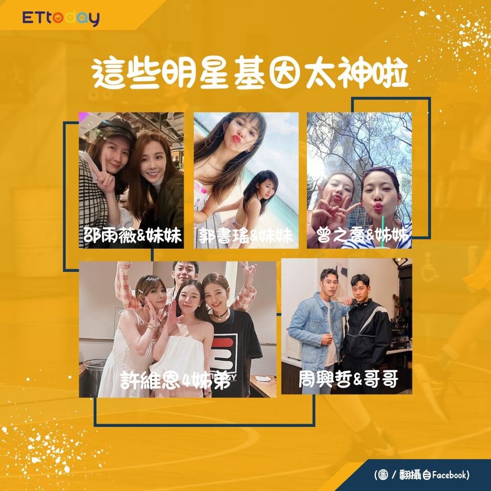 ▲▼明星基因太神。(圖/ETtoday星光雲製圖)
