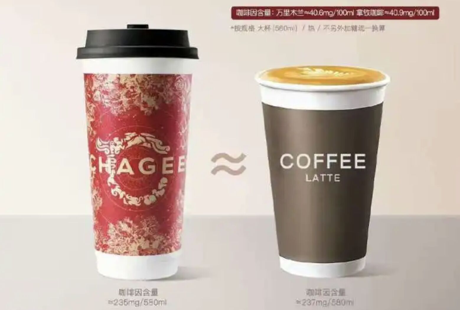 ▲霸王茶姬提供旗下飲料含咖啡因之相關資訊。(圖/翻攝霸王茶姬官微)