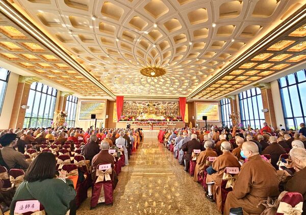 ▲全球佛教聯合會館屏東縣潮州啟用。(圖/屏東縣佛教會提供)