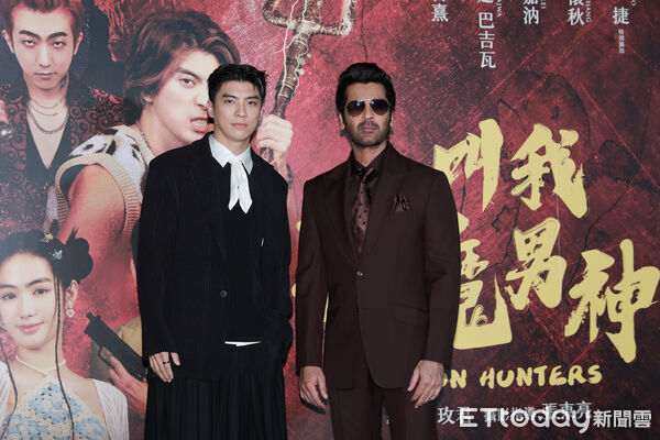▲▼《叫我驅魔男神》首映會-林哲熹、ArjanBajwa阿健巴吉瓦。(圖/記者周宸亘攝)