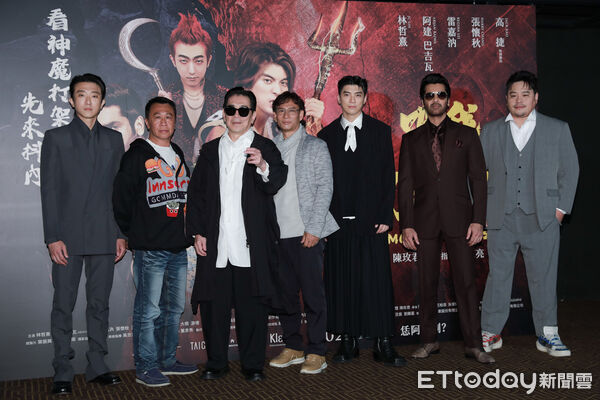 ▲▼《叫我驅魔男神》首映會-林哲熹、ArjanBajwa阿健巴吉瓦、高捷、張懷秋、游安順、江譚佳彥、吳震亞。(圖/記者周宸亘攝)