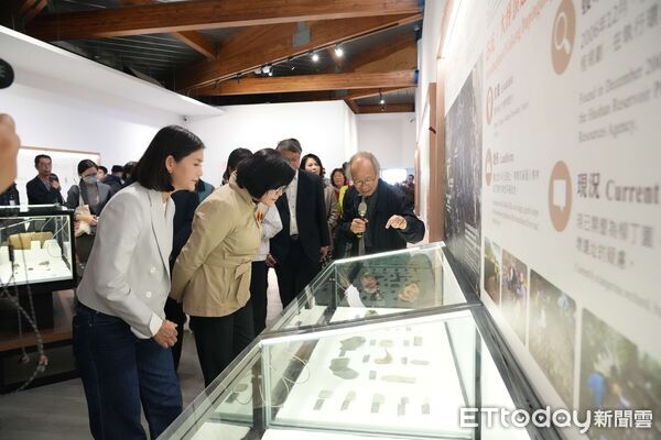▲雲林湖山水庫人文遺址館外觀特色十足,是雲林縣重要文化新地標。(圖/記者游瓊華翻攝)