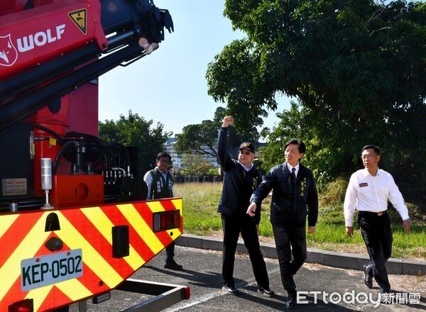 ▲台南市消防局新購16輛消防車全數完成驗收並正式上線,全面提升第一線救災量能。(記者林東良翻攝,下同)