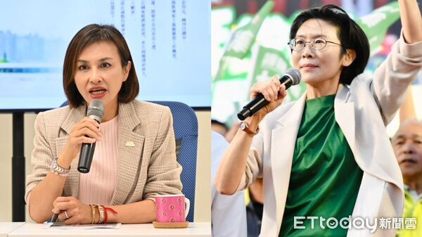 ▲邱議瑩跟林岱樺兩人之爭,隨初選越近越浮上檯面 。(合成圖/雙方陣營提供)