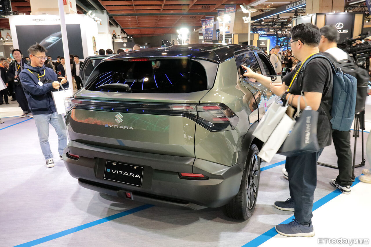 ▲台北車展/Suzuki「首款電動車e Vitara」來了!開價115萬起更有戰力。(圖/記者張慶輝攝)