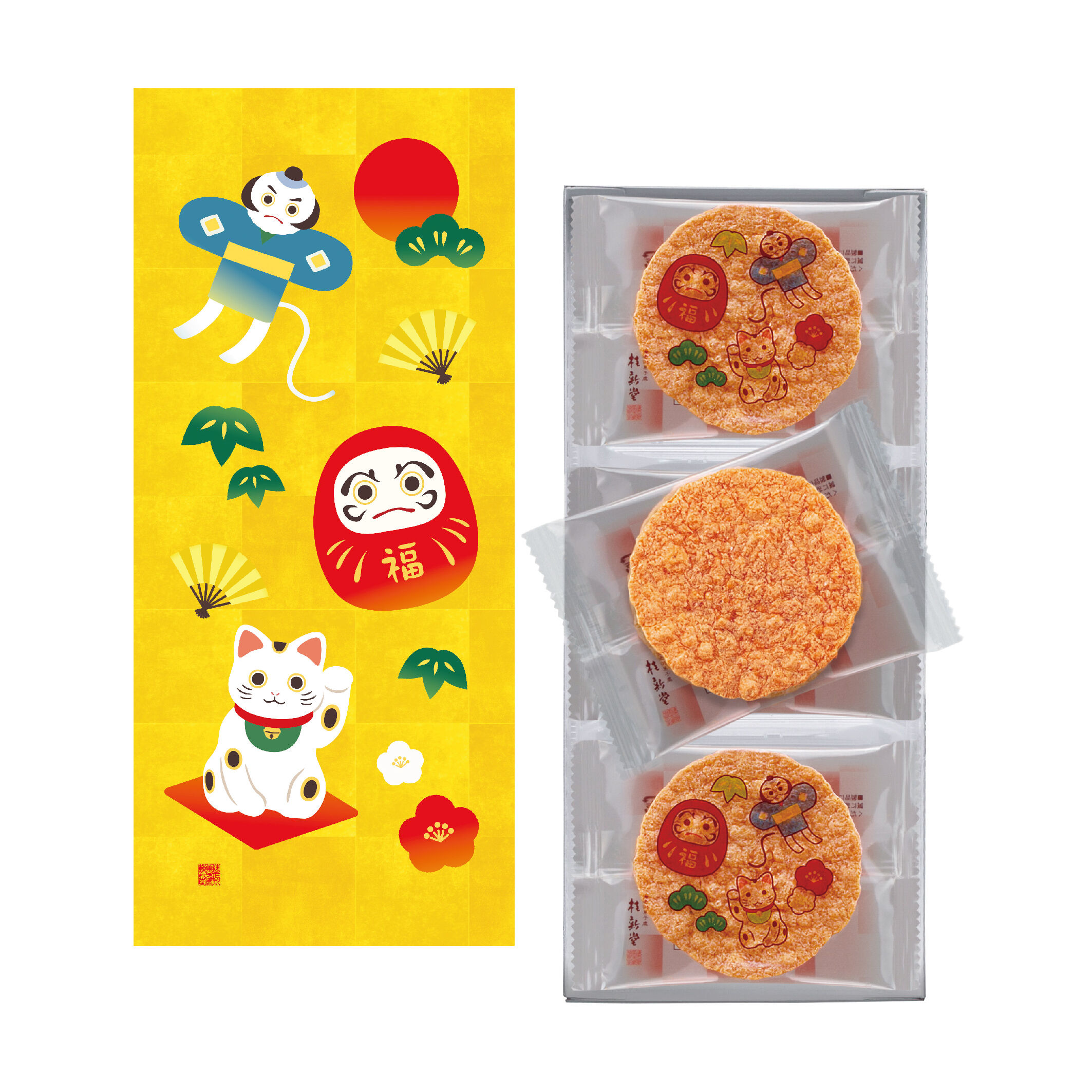 ▲日本蝦仙貝品牌《桂新堂》登台推馬年禮盒。(圖/品牌提供)