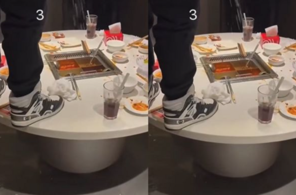 ▲海底撈尿鍋事件。(圖/翻攝自微博)