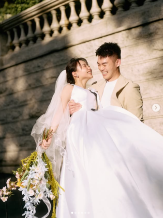 ▲▼陳詩媛,王齊麟。(圖/翻攝自Instagram/10yuan.0424)