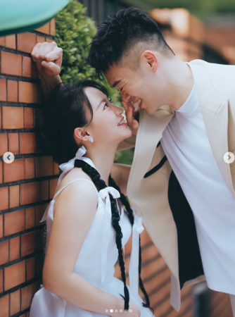 ▲▼陳詩媛,王齊麟。(圖/翻攝自Instagram/10yuan.0424)