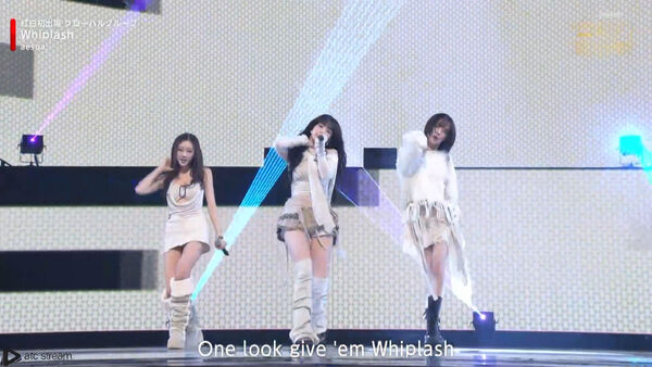 ▲▼aespa登日本紅白開麥超猛!完美消化寧寧高音 Winter。(圖/翻攝自NHK)