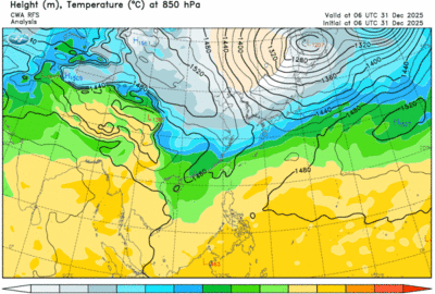 豪雨中跨年「暴跌剩10℃」　圖看一周天氣！恐有寒流連凍半月