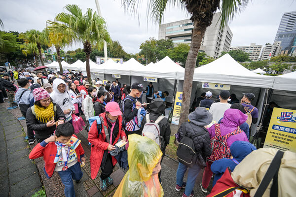 ▲臺北市元旦升旗暨路跑。(圖/臺北市政府體育局提供)