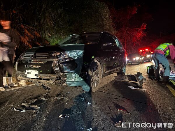 ▲ 台18線阿里山公路85.4公里段,今日清晨發生交通事故 。(圖/記者翁伊森翻攝)