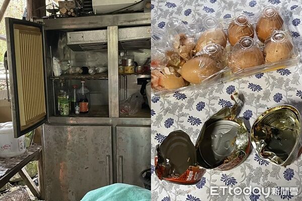 ▲▼台灣黑熊首度入侵阿里山達邦工寮。(圖/翻攝自林業署)