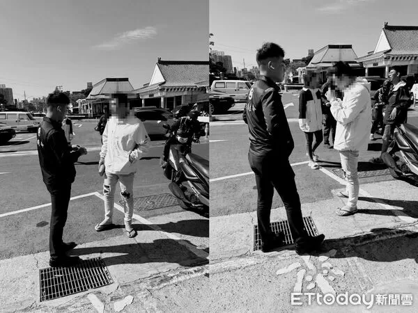 ▲檢警今日中午對女嬰相驗,繼父在外頭討煙抽。(圖/民眾提供)