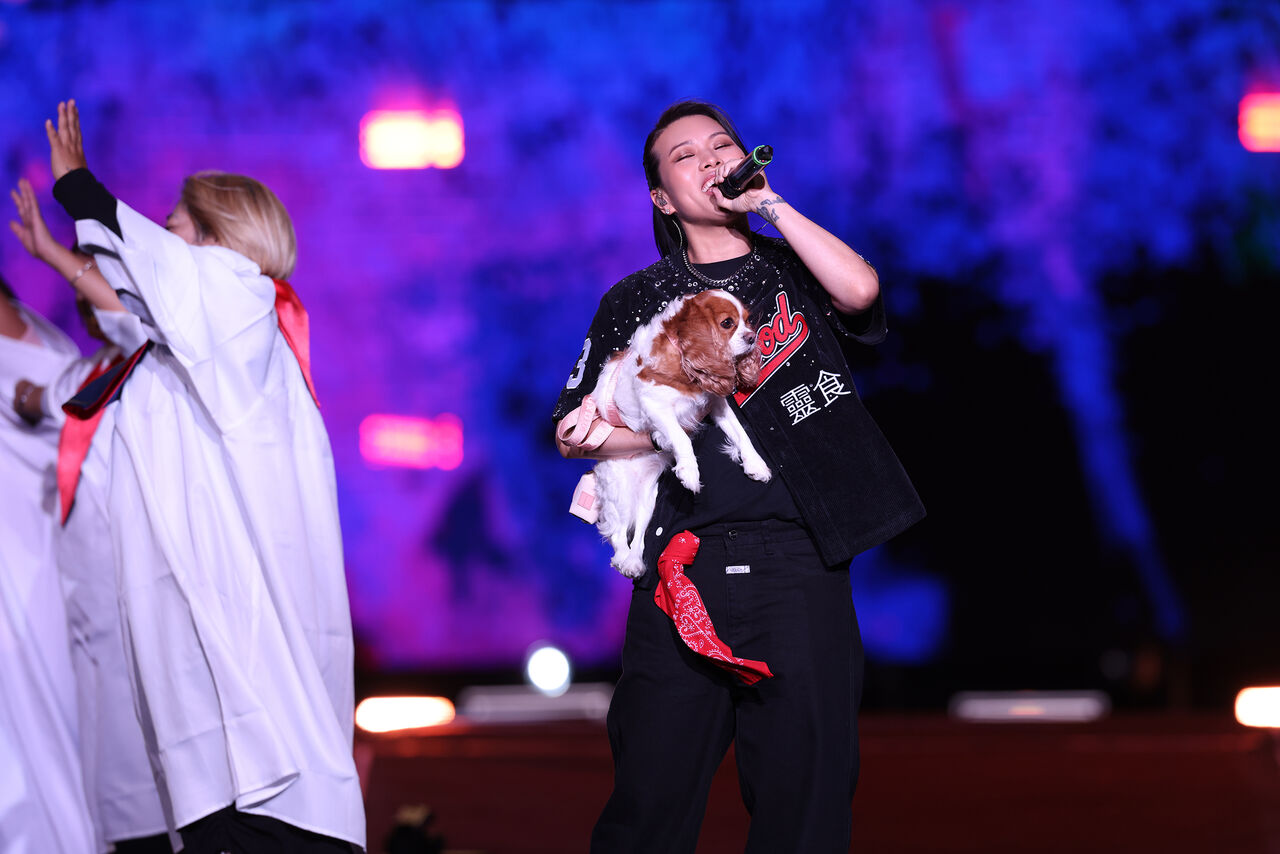 ▲▼葛仲珊出席台東跨年晚會。(圖/台東縣政府提供)