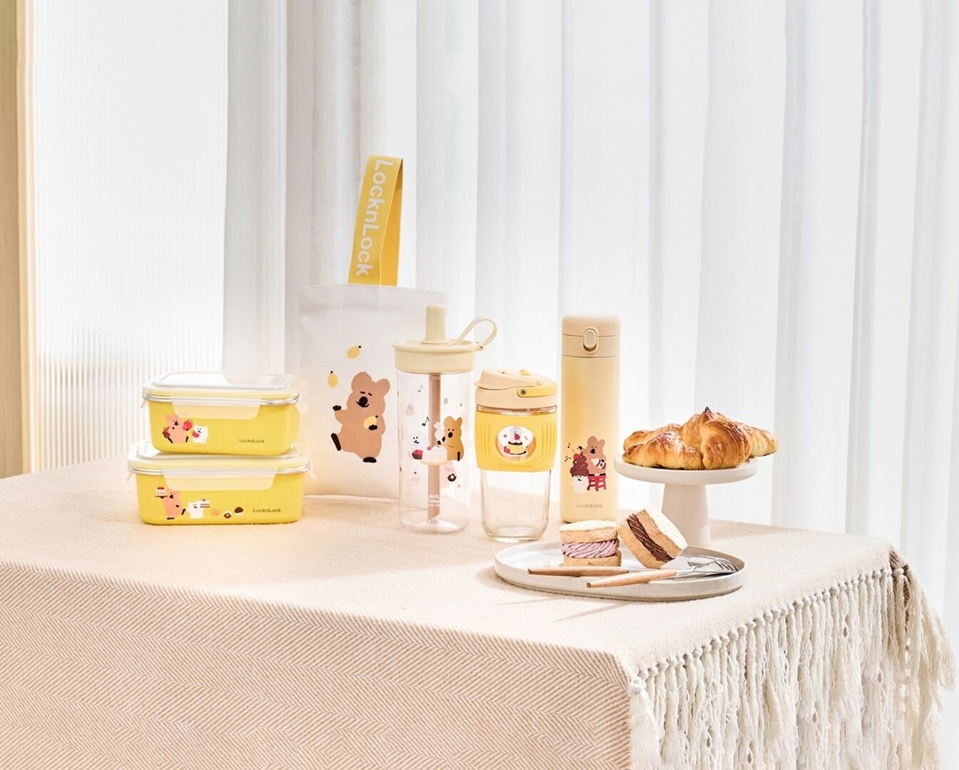 ▲樂扣樂扣XDINOTAENG聯名登場。(圖/品牌提供)