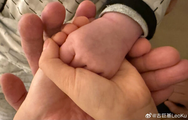 ▲古巨基53歲又當爸,喜迎二寶。(圖/翻攝自微博)