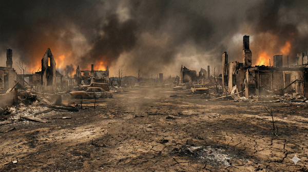 ▲▼世界末日。(AI協作圖/記者張方瑀製作,經編輯審核)