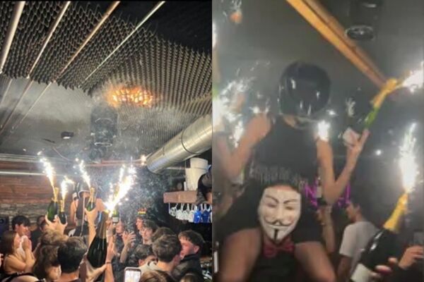 ▲▼瑞士滑雪勝地克蘭蒙丹納(Crans-Montana)一間酒吧在跨年夜發生致命火災。(圖/翻攝自X)