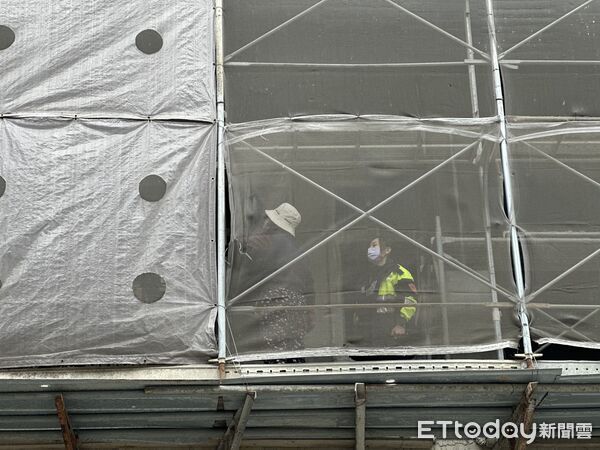 ▲台中工安意外,診所。(圖/記者許權毅攝)