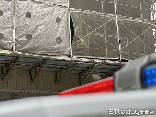 ▲台中工安意外,診所。(圖/記者許權毅攝)