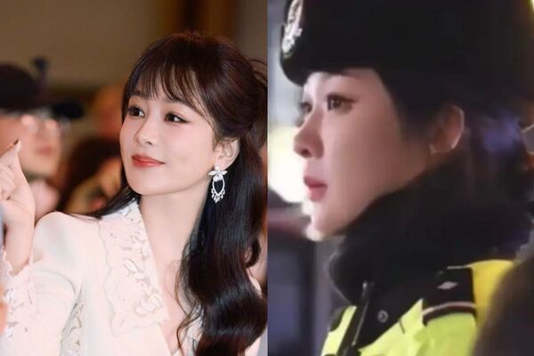 ▲▼ 26歲漂亮京城女警「撞臉」楊紫走紅 。(圖/翻攝 網易,雙框圖網易、楊紫微博)