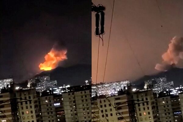 ▲▼委內瑞拉首都卡拉卡斯驚傳巨大爆炸聲響。(圖/路透)