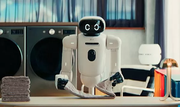 ▲▼LG AI 家事機器人 ClOiD。(圖/LG)