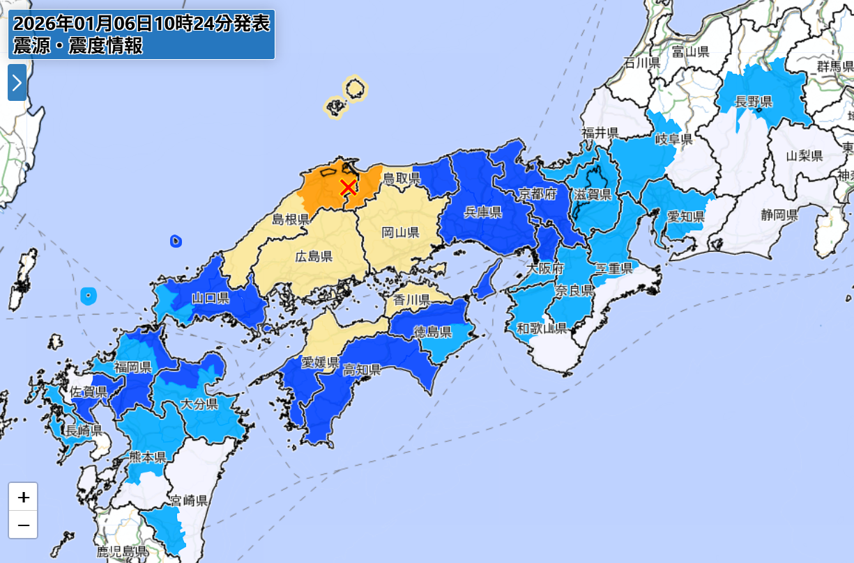 ▲▼地震。(圖/日本氣象廳)