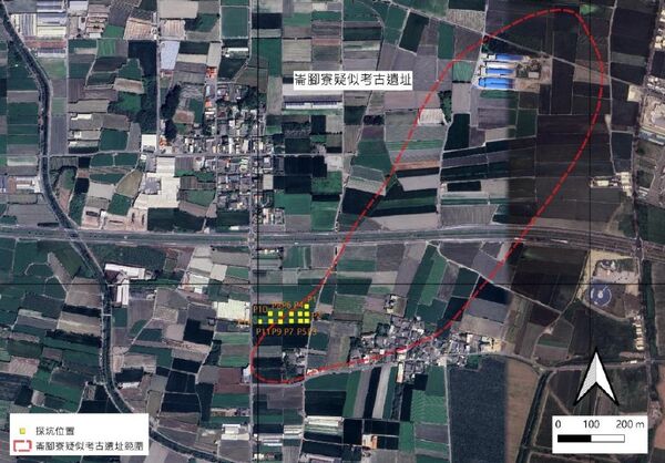 ▲彰化芳苑鄉崙腳寮疑似考古遺址「番仔園文化」。(圖/文化局提供)