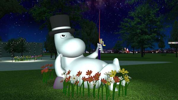 ▲2026中台灣元宵燈會主角是姆明。(示意圖/翻攝自大玩台中)