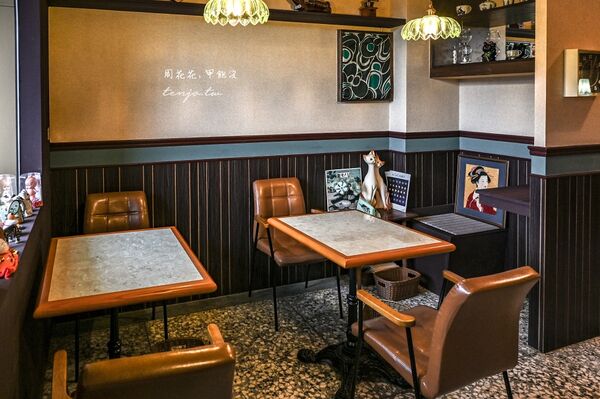 ▲▼文山木柵老派日式昭和風咖啡店「咖啡喫茶枝音」,布丁提拉米蘇都很好吃。(圖/部落客周花花提供)