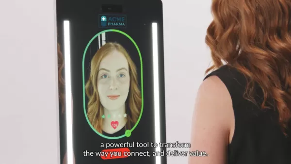 ▲加拿大科技公司 Nuralogix 在CES 2026 展出長壽鏡。(圖/ Nuralogix )