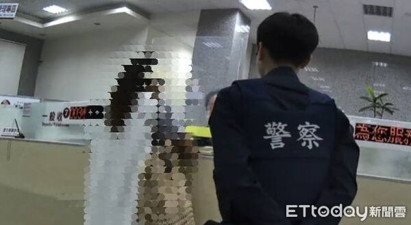 ▲東港警方配合行員阻止張婦被騙。(圖/記者陳崑福翻攝)