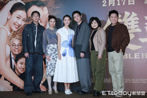 ▲▼《雙囍》劉冠廷、余香凝、楊貴媚、庹宗華、9m88、蔡凡熙。(圖/記者周宸亘攝)